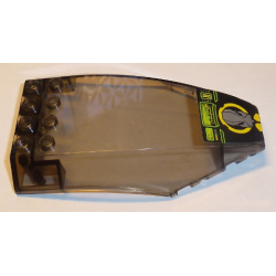 Windscreen 10 x 6 x 2 Curved with Alien and Screen Pattern (Sticker) - Set 8108 Windscreen 10 x 6 x 2 Curved with Alien and Screen Pattern (Sticker) - Set 8108