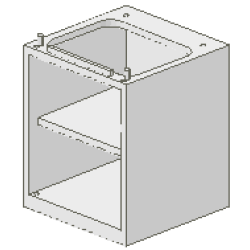 Homemaker Washbasin Sink Base 4 x 4 x 4