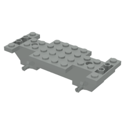 Vehicle, Base 4 x 10 x 1 2/3 - Light Gray