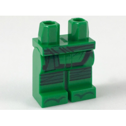 Hips and Legs with Black Coattails, Dark Green Sash, Knee Wrappings, and Zori Sandals Pattern Hips and Legs with Black Coattails, Dark Green Sash, Knee Wrappings, and Zori Sandals Pattern