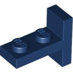 Bracket 1 x 2 - 2 x 1 Centered - Dark Blue