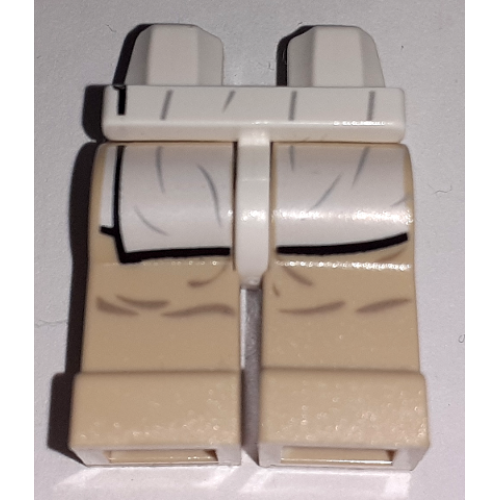 Деталь LEGO 970c02pb06 Hips and Tan Legs with SW White Leggings Pattern