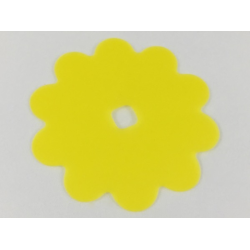 Clikits, Icon Accent Rubber Flower 10 Petals 7 1/4 x 7 1/4 Clikits, Icon Accent Rubber Flower 10 Petals 7 1/4 x 7 1/4