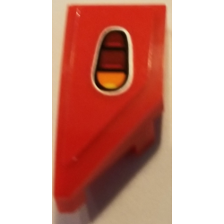 Wedge 2 x 1 x 2/3 Left with Taillight Pattern (Sticker) - Set 75894