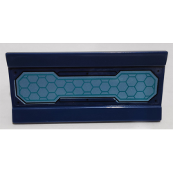 Vehicle, Spoiler / Plow Blade 6 x 3 with Hinge with Metallic Light Blue Solar Panel Pattern (Sticker) - Set 76153 Vehicle, Spoiler / Plow Blade 6 x 3 with Hinge with Metallic Light Blue Solar Panel Pattern (Sticker) - Set 76153