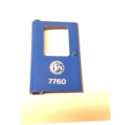 Door 1 x 4 x 5 Train Left, Thin Support at Bottom with French Old Version Train Logo and '7760' Pattern (Sticker) - Set 7760 Door 1 x 4 x 5 Train Left, Thin Support at Bottom with French Old Version Train Logo and '7760' Pattern (Sticker) - Set 7760
