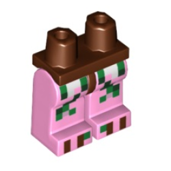 Hips and Bright Pink Legs with Pixelated Zombie Pigman Pattern Hips and Bright Pink Legs with Pixelated Zombie Pigman Pattern