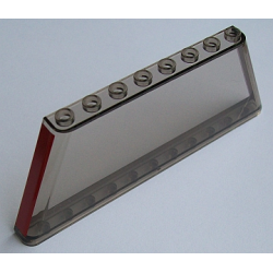 Windscreen 1 x 12 x 4 Tapered with Red Stripe on Both Ends Pattern