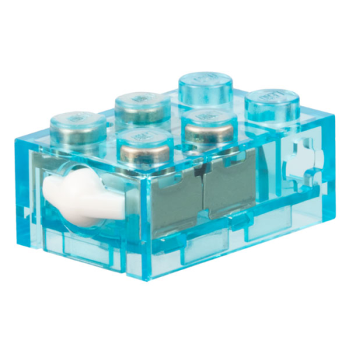 Деталь LEGO 879c03 Electric Sensor, Touch with White Contact