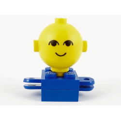 Homemaker Figure / Maxifigure Torso Assembly with Yellow Head with Black Eyes and Smile Pattern (792c03 / 685px1)