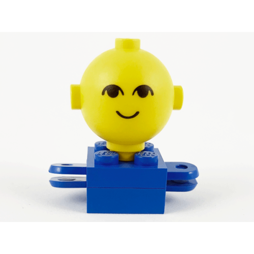 Деталь LEGO 685px1c01 Homemaker Figure / Maxifigure Torso Assembly with Yellow Head with Black Eyes and Smile Pattern (792c03 / 685px1)