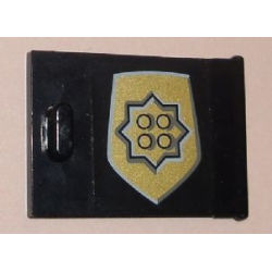 Container, Cupboard 2 x 3 x 2 Door with World City Gold Police Badge Pattern (Sticker) - Set 7033