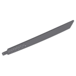 Propeller 1 Blade 16L with Axle (Sword Blade) - Dark Bluish Gray