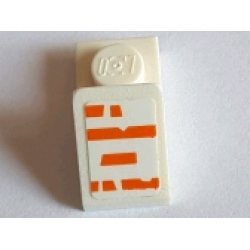 Slope 45 2 x 1 with 2/3 Cutout with 4 Dotted Orange Lines / Stylized Alien Characters Pattern Model Right Side (Sticker) - Set 75144 Slope 45 2 x 1 with 2/3 Cutout with 4 Dotted Orange Lines / Stylized Alien Characters Pattern Model Right Side (Sticker) - Set 75144