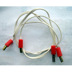 Electric, Wire 4.5V with four Red 1-prong Connectors with Split Pin, 48 Studs Long