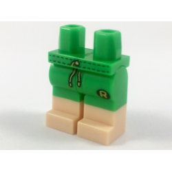 Hips and Legs with Swim Trunks, Yellow R in Black Circle, Light Nougat Boots Pattern Hips and Legs with Swim Trunks, Yellow R in Black Circle, Light Nougat Boots Pattern