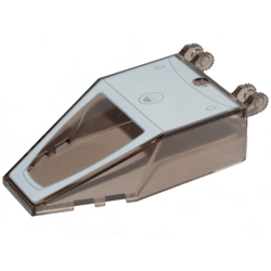 Windscreen 7 x 4 x 1 2/3 with Locking Dual 2 Fingers, 9 Teeth with White SW Y-wing Pattern Windscreen 7 x 4 x 1 2/3 with Locking Dual 2 Fingers, 9 Teeth with White SW Y-wing Pattern