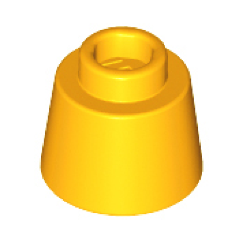 Деталь LEGO 85975 Cone 1 1/6 x 1 1/6 x 2/3 (Fez) - Bright Light Orange