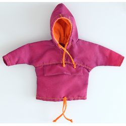 Scala, Clothes Female Jacket with Hood with Orange Interior Scala, Clothes Female Jacket with Hood with Orange Interior