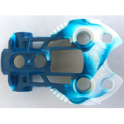 Bionicle Toa Inika Shoulder Armor with Marbled White Pattern
