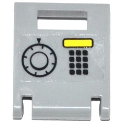 Container, Box 2 x 2 x 2 Door with Slot with Keypad, Yellow Rectangle and Safe Combination Dial Pattern (Sticker) - Set 60046 Container, Box 2 x 2 x 2 Door with Slot with Keypad, Yellow Rectangle and Safe Combination Dial Pattern (Sticker) - Set 60046