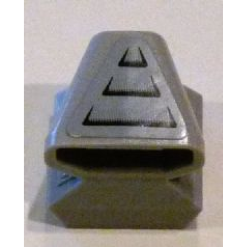 Деталь LEGO 50943pb08 Vehicle, Air Scoop Engine Top 2 x 2 with Air Intake Pattern (Sticker) - Set 8140