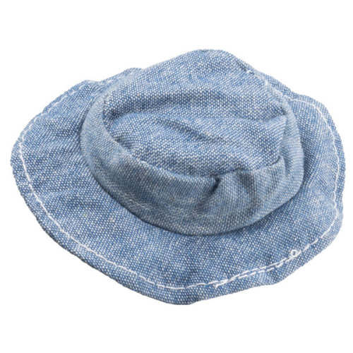 Деталь LEGO 61214 Duplo, Doll Cloth Hat with Brim Denim