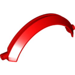 Technic, Panel Car Mudguard Arched 13 x 2 x 5 Half Circle - Red Technic, Panel Car Mudguard Arched 13 x 2 x 5 Half Circle - Red