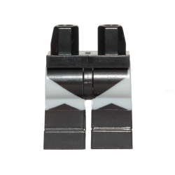 Hips and Light Bluish Gray Legs with Molded Black Lower Legs / Boots and Printed Leotard and Angled Boot Tops Pattern Hips and Light Bluish Gray Legs with Molded Black Lower Legs / Boots and Printed Leotard and Angled Boot Tops Pattern