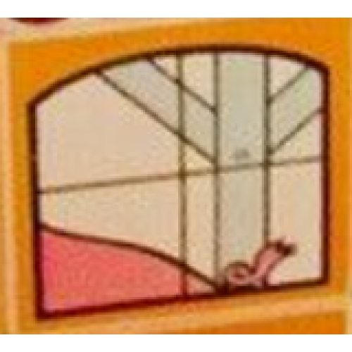 Деталь LEGO 2756pb430 Duplo, Tile 2 x 2 x 1 with Stable Mosaic Picture 12 Pattern