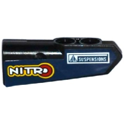 Technic, Panel Fairing #21 Very Small Smooth, Side B with 'NITRO' and 'SUSPENSIONS' Pattern (Sticker) - Set 42033 Technic, Panel Fairing #21 Very Small Smooth, Side B with 'NITRO' and 'SUSPENSIONS' Pattern (Sticker) - Set 42033