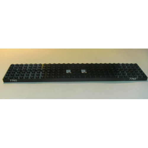 Деталь LEGO 4093bpb01 Train Base 6 x 28 with 10 Round Holes Each End with '7740' Pattern Left and Right Both Sides (Stickers) - Set 7740