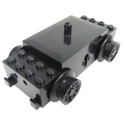 Electric, Train Motor 12V with Wheels Type I with 2 Round Contact Holes