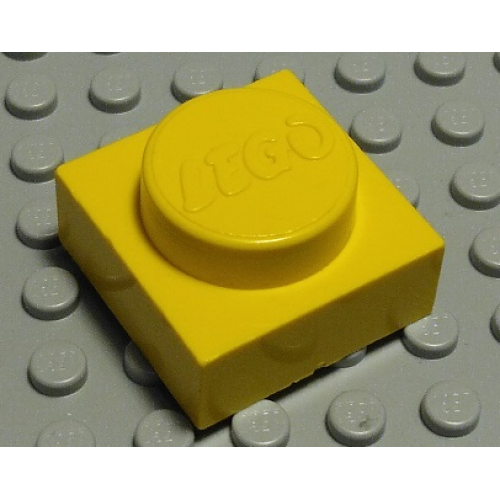 Деталь LEGO bb0692 Jumbo Plate 1 x 1 - Yellow