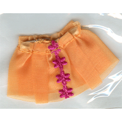 Duplo Wear Cloth Skirt with Magenta Flowers (Set 4825) Duplo Wear Cloth Skirt with Magenta Flowers (Set 4825)