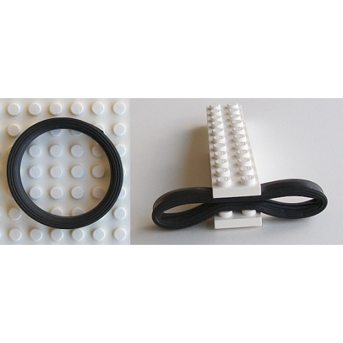 Деталь LEGO 36h Tire Smooth - Large Hollow (Air Tire)