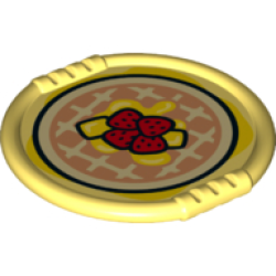 Duplo Utensil Disk with Pie Pattern