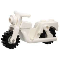 Motorcycle Town with Trans-Clear Wheels with Black Tires (x81 / 3464c02) Motorcycle Town with Trans-Clear Wheels with Black Tires (x81 / 3464c02)