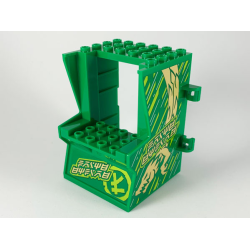 Minifigure, Utensil Arcade Game Cabinet Body with Dragon Game Pattern (Stickers) - Set 71716 Minifigure, Utensil Arcade Game Cabinet Body with Dragon Game Pattern (Stickers) - Set 71716