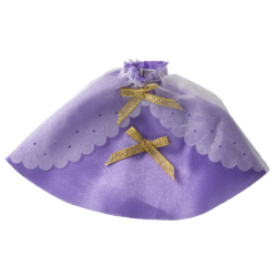 Belville, Clothes Skirt Long, Plain, with Sheer Layer and 2 Gold Bows