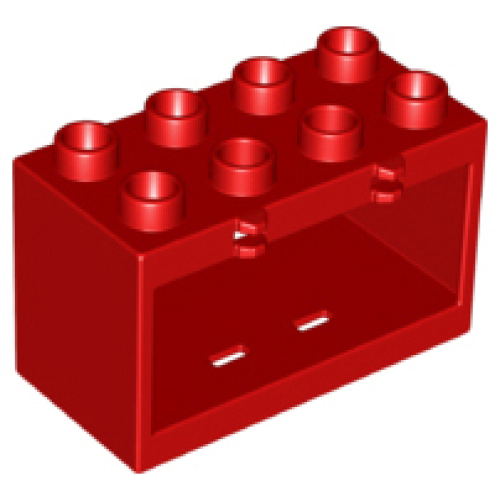 Деталь LEGO 60775 Duplo Container Box 2 x 4 x 2 with Open Sides, Holes in Top and Bottom