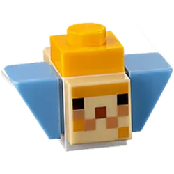 Minecraft Pufferfish, Uninflated - Brick Built