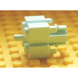 Support 2 x 2 with Channels and Top Peg, Smooth on All Sides, Top Part