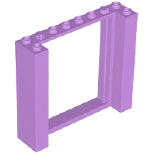 Деталь LEGO 80400 Door, Frame 2 x 8 x 6 - Blue