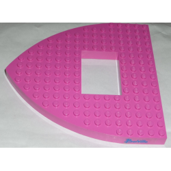 Boat, Bow Brick 16 x 16 x 1 with 4 x 6 Cutout with 'Belville' Pattern (Sticker) - Set 5848 Boat, Bow Brick 16 x 16 x 1 with 4 x 6 Cutout with 'Belville' Pattern (Sticker) - Set 5848