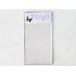 Glass for Window 1 x 4 x 6 with Silver Butterfly, Bright Pink Flower and Leaves on White Background Pattern Model Right Side (Sticker) - Set 3187 Glass for Window 1 x 4 x 6 with Silver Butterfly, Bright Pink Flower and Leaves on White Background Pattern Model Right Side (Sticker) - Set 3187