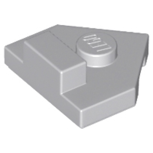 Деталь LEGO 27928 Wedge, Plate 2 x 2 Pentagonal with Center Stud and 1 x 1/2 Raised Tab on Top