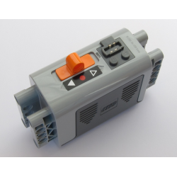 Electric 9V Battery Box 4 x 11 x 7 PF with Red Dot and White Arrows on Black Background Pattern (Sticker) - Set 42043 Electric 9V Battery Box 4 x 11 x 7 PF with Red Dot and White Arrows on Black Background Pattern (Sticker) - Set 42043