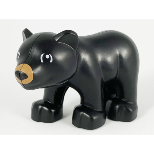 Деталь LEGO bearcubc01pb02 Duplo Bear Baby Cub with Medium Nougat Muzzle Pattern