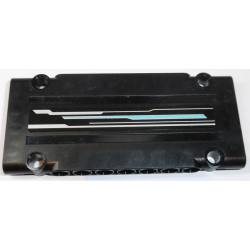 Technic, Panel Plate 5 x 11 x 1 with Silver and Blue Lines Pattern Model Left Side (Sticker) - Set 70165 Technic, Panel Plate 5 x 11 x 1 with Silver and Blue Lines Pattern Model Left Side (Sticker) - Set 70165